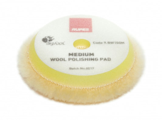 RUPES Yellow Medium Wool Pad - 3"