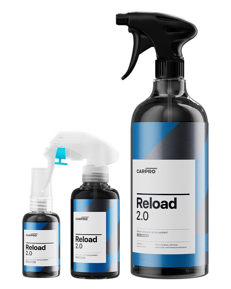 CARPRO Reload Spray Sealant and Sprayer with Sio2 (Quartz) Glass-Like  Gloss, Hydrophobicity and Silica Nanotechnology, Repels Dirt, Spray-On,  Wipe-Off Car Sealant, 1 Liter (34oz) 