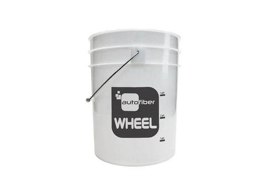 [WHEEL BUCKET] 5 Gallon Clear with Gallon Markers