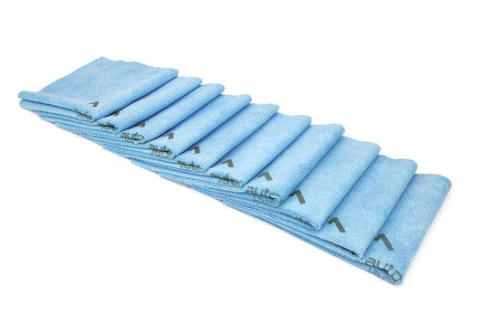 Microfiber Coating Leveling Towel (16 in. x 16 in., 390 gsm) Blue