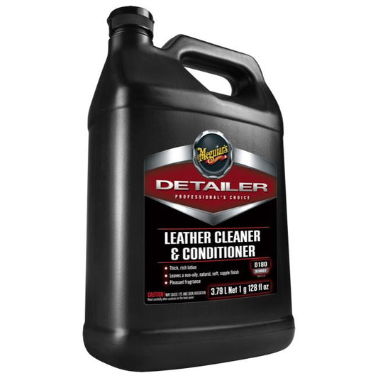 MEGUIARS INC Detailer Leather Cleaner and Conditioner - 1 Gallon