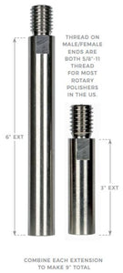 Rotary Extension Rod Kit - 2 pc