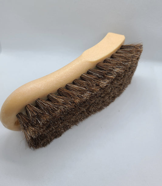 Natural Horse Hair Leather Upholstery Brush