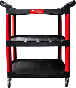 Maxshine Utility Universal Detailing Cart with Wheels Ideal for Placing Detailing Tool