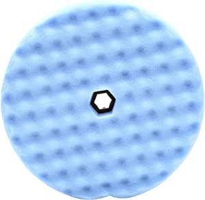 Snap It Ultrafine Foam Polishing Pad Double Sided 8 Inches, Blue