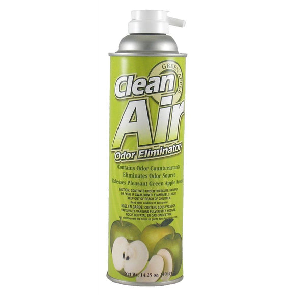 CLEAN AIR ODOR ELIMINATOR 14.25 OZ GREEN APPLE
