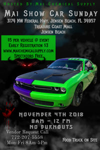 Mai Show Car Sunday Nov 4 @ Treasure Coast Mall Jensen Beach