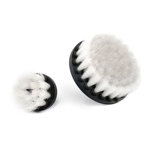 Soft Leather & Fabric Drill Brush Set