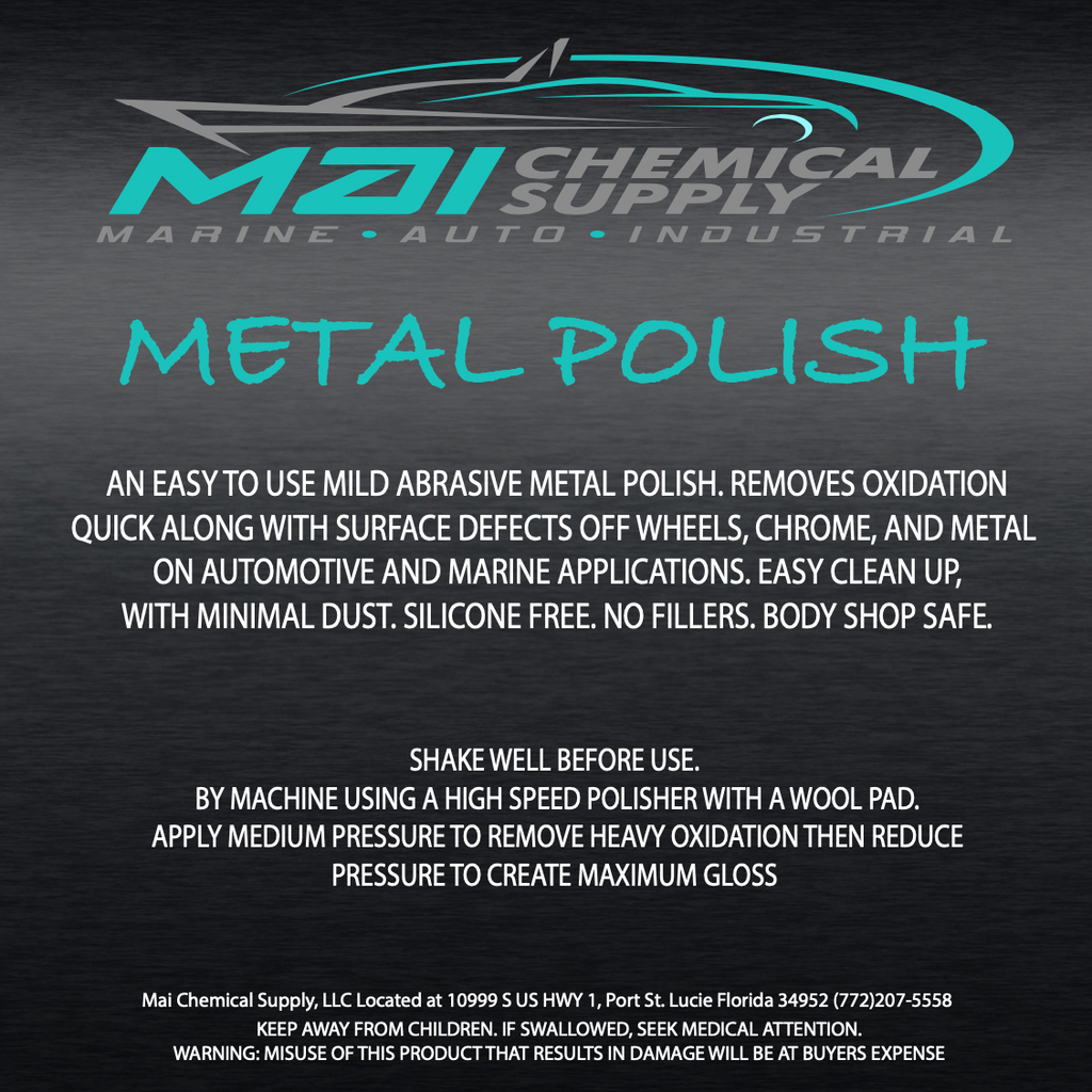 METAL POLISH 32OZ MAI Chemical Supply