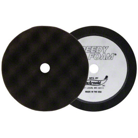 2 pack Speedy Foam 8" Flat Waffle Pad - Black