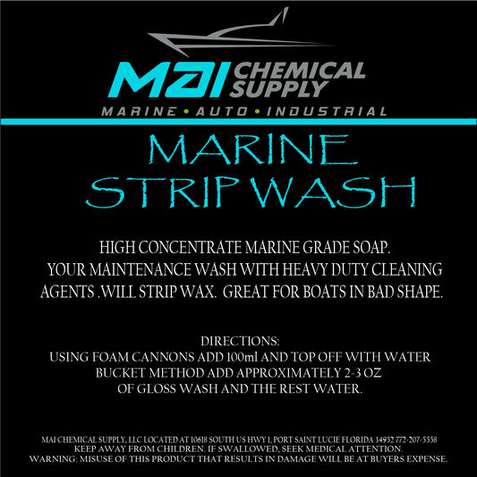 Marine Strip Wash