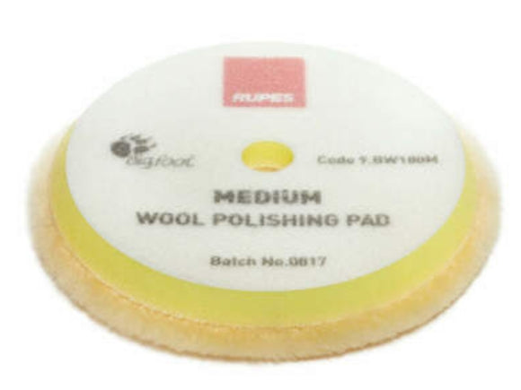RUPES Yellow Medium Wool Pad - 5