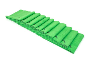 Microfiber Coating Leveling Towel (16 in. x 16 in., 390 gsm) Green