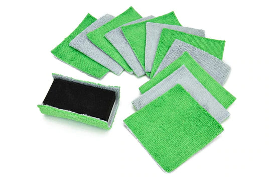 Copy of Saver Block & Refill] Coating Applicator Foam Block with Size Velcro and Refill Saver Sheets with Barrier Layer (3.5 in. x 2 in. x 1 in.) - 12 pack