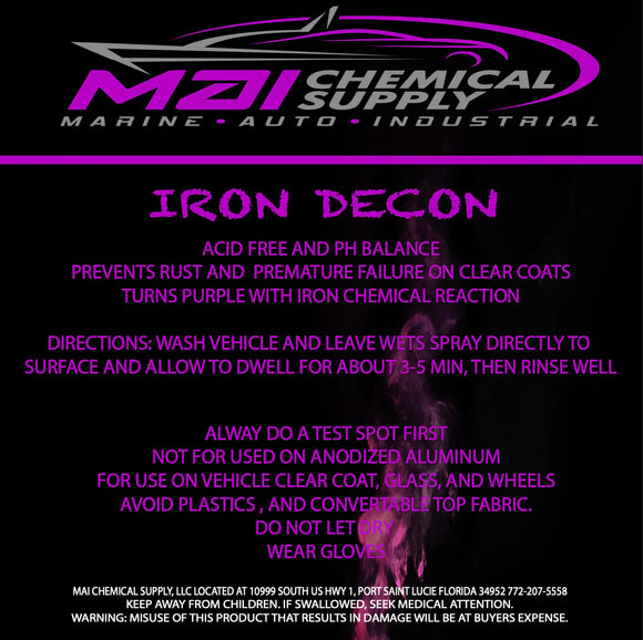 Iron Decon Gallon