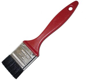 Red Handle Detail Paint Brush - Short Bristle