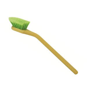 Angled Head Bristles Brush  20"  - Green Polystyrene
